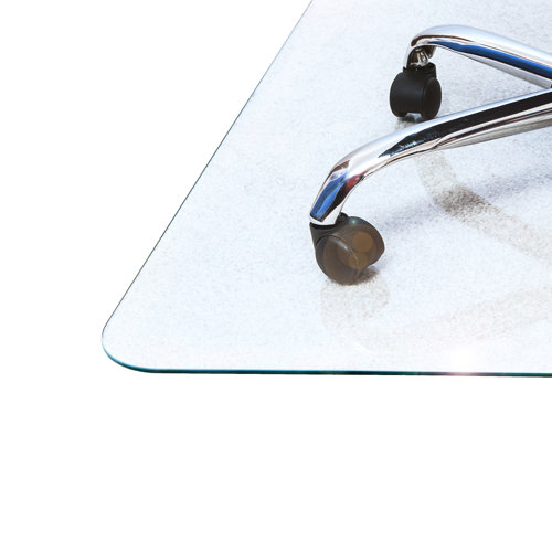 FLOORTEX Glaciermat Heavy Duty Glass Chair Mat for Hard Floors